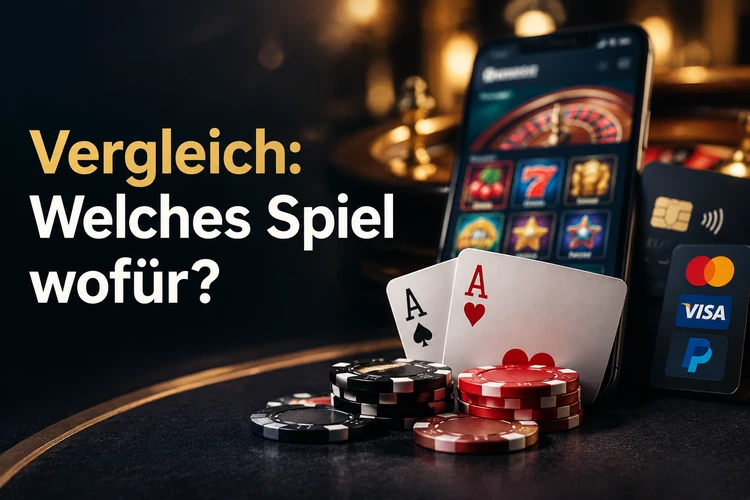 Vergleich: Welches Spiel wofür?